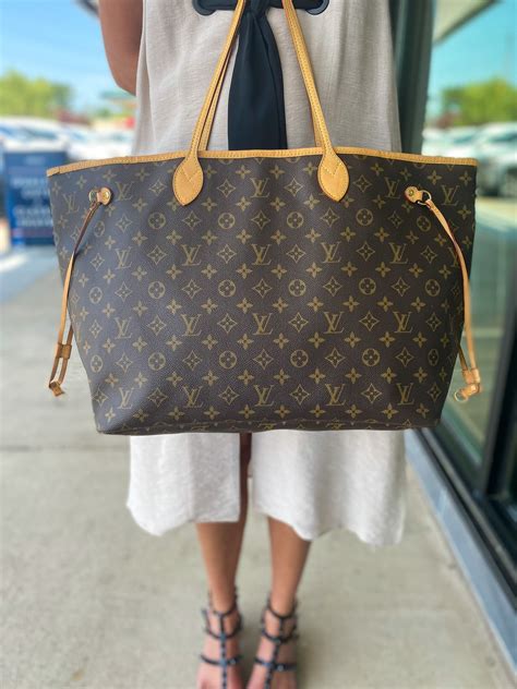 louis vuitton navy tote|Louis Vuitton large tote neverfull.